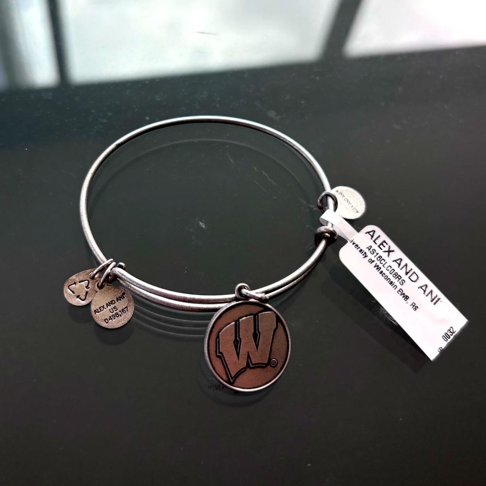 NWT Alex and Ani Wisconsin Bracelet